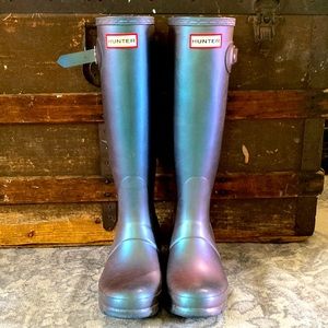 Hunter Iridescent hunter boots 6